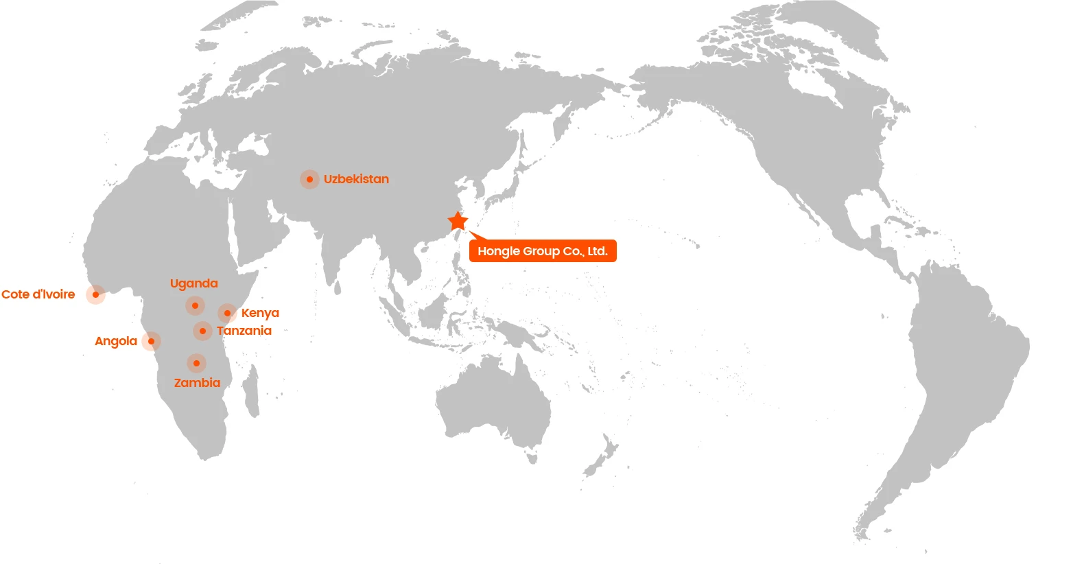Honle global offices map