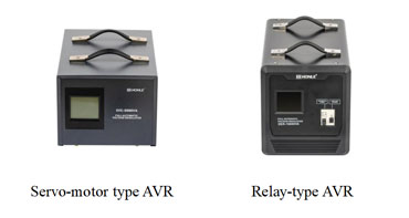 Difference between servo-motor type AVR and relay-type AVR
