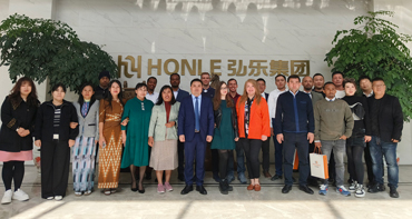 North China Electric Power University visitors at Honle Group Co., Ltd