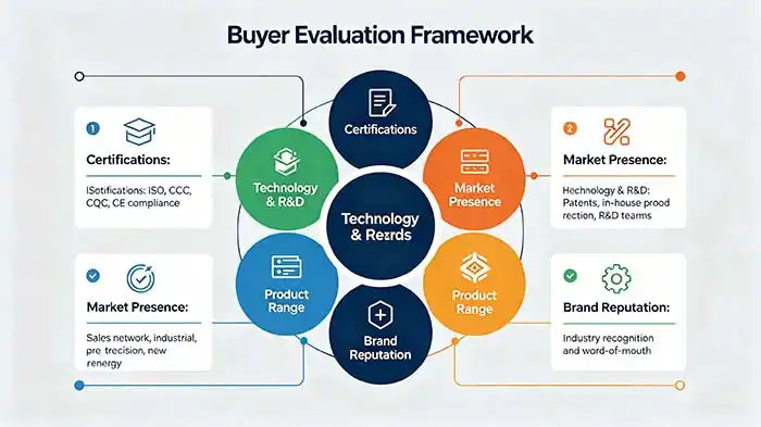 Five key evaluation dimensions for selecting voltage stabilizer manufacturers certifications R&D market presence product range and reputation