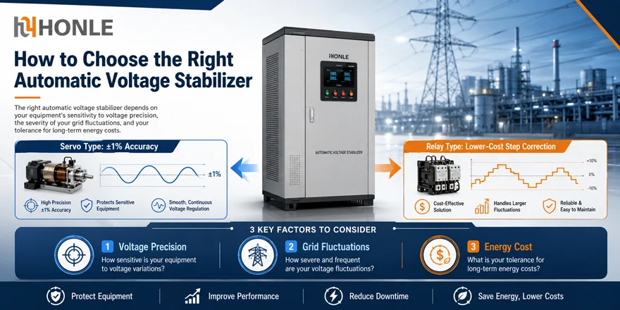 Servo vs Relay Voltage Stabilizer